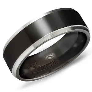 Black Cobalt with Brushed White Cobalt Edge
