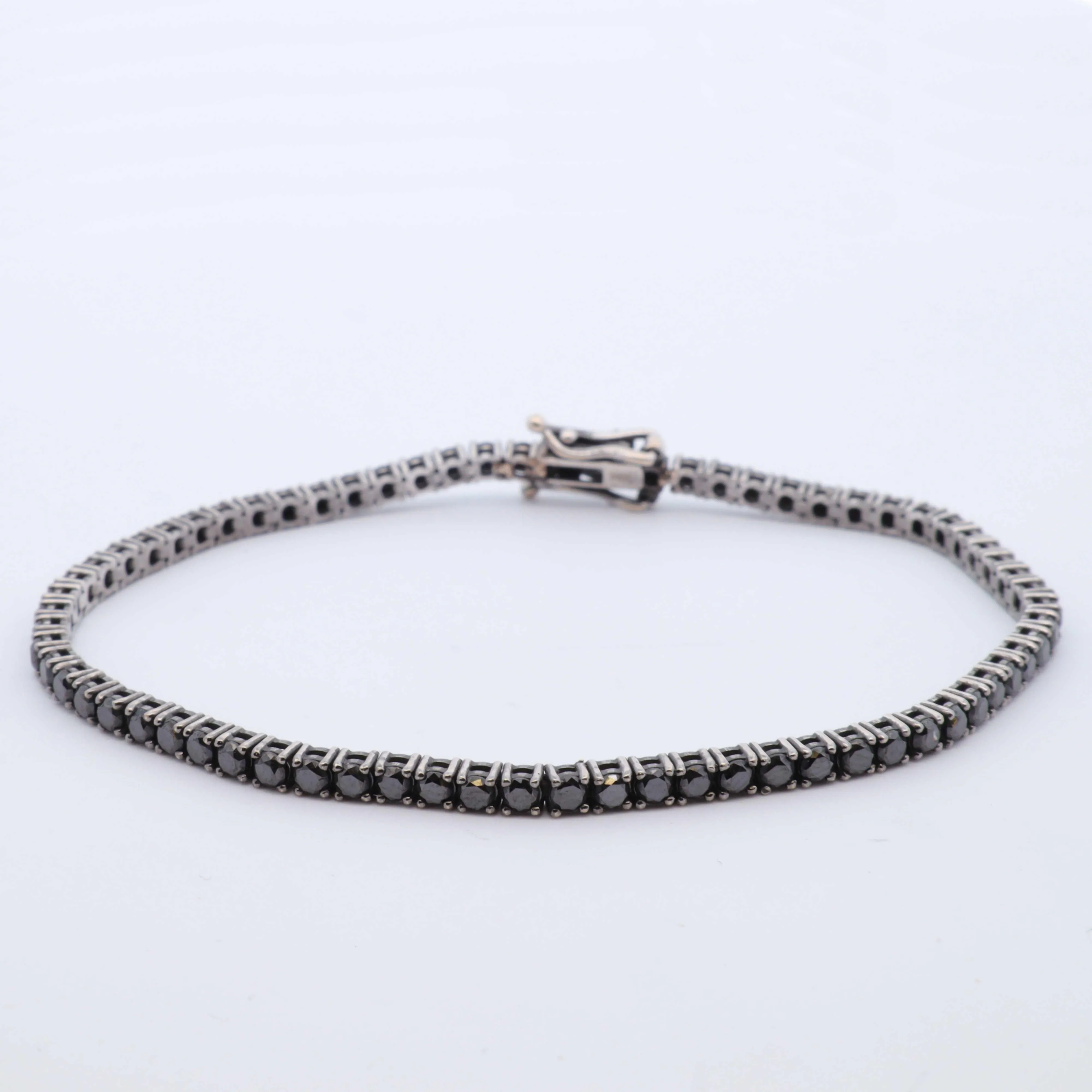 Black Diamond Tennis Bracelet