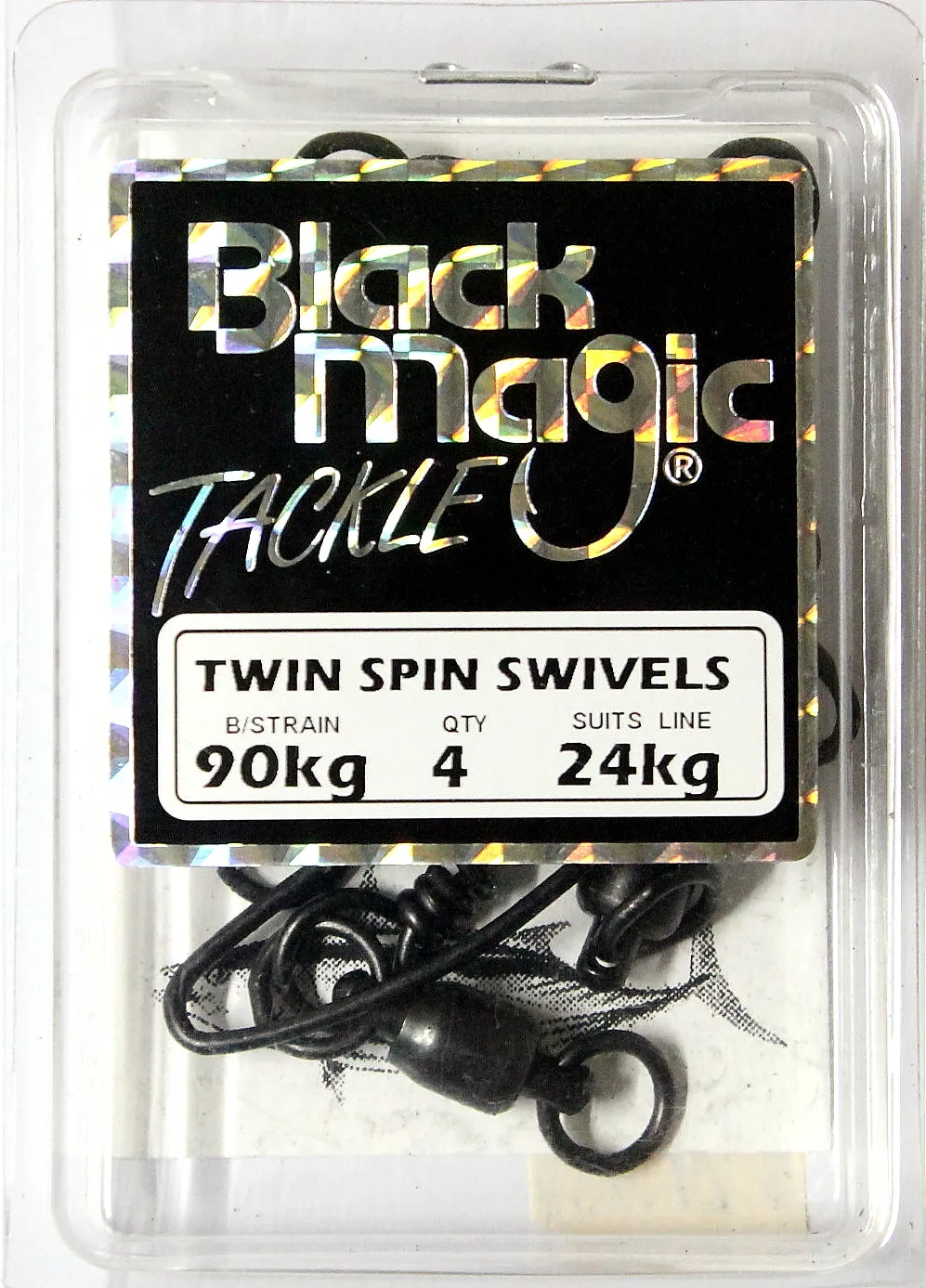 Black Magic Twin Spin Swivels