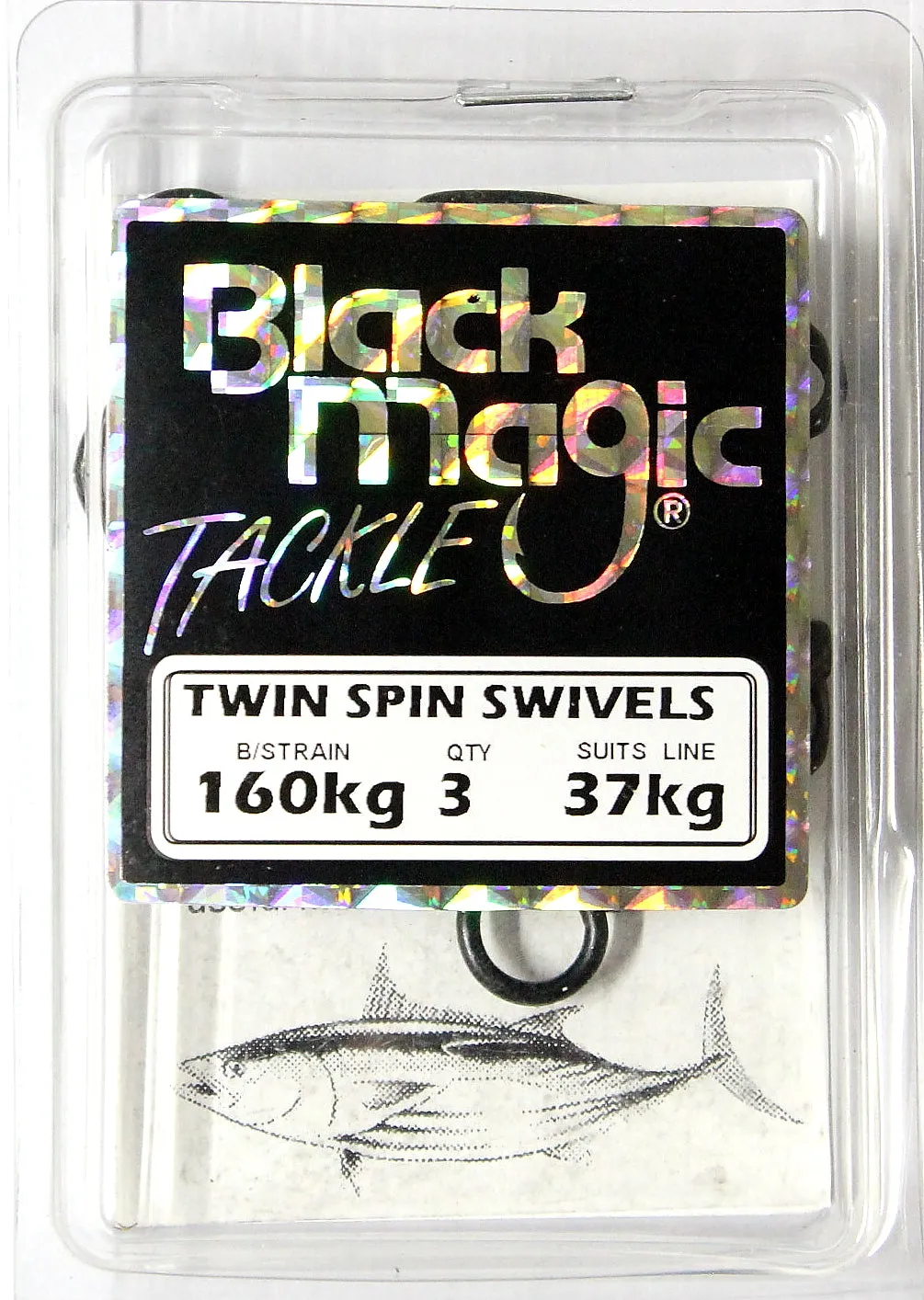 Black Magic Twin Spin Swivels
