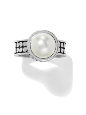 Brighton - Pebble Dot Wide Pearl Ring