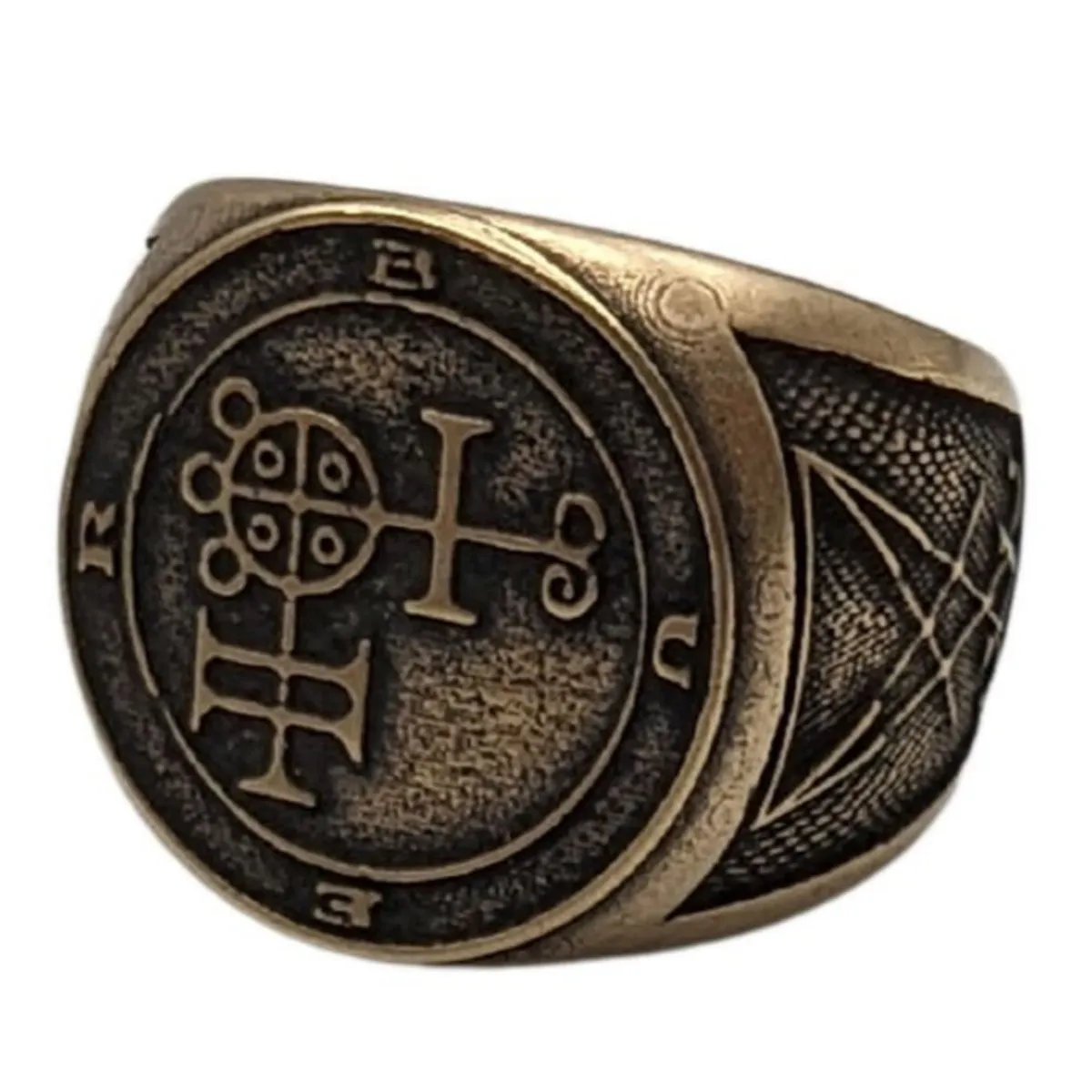 Buer sigil ring from bronze