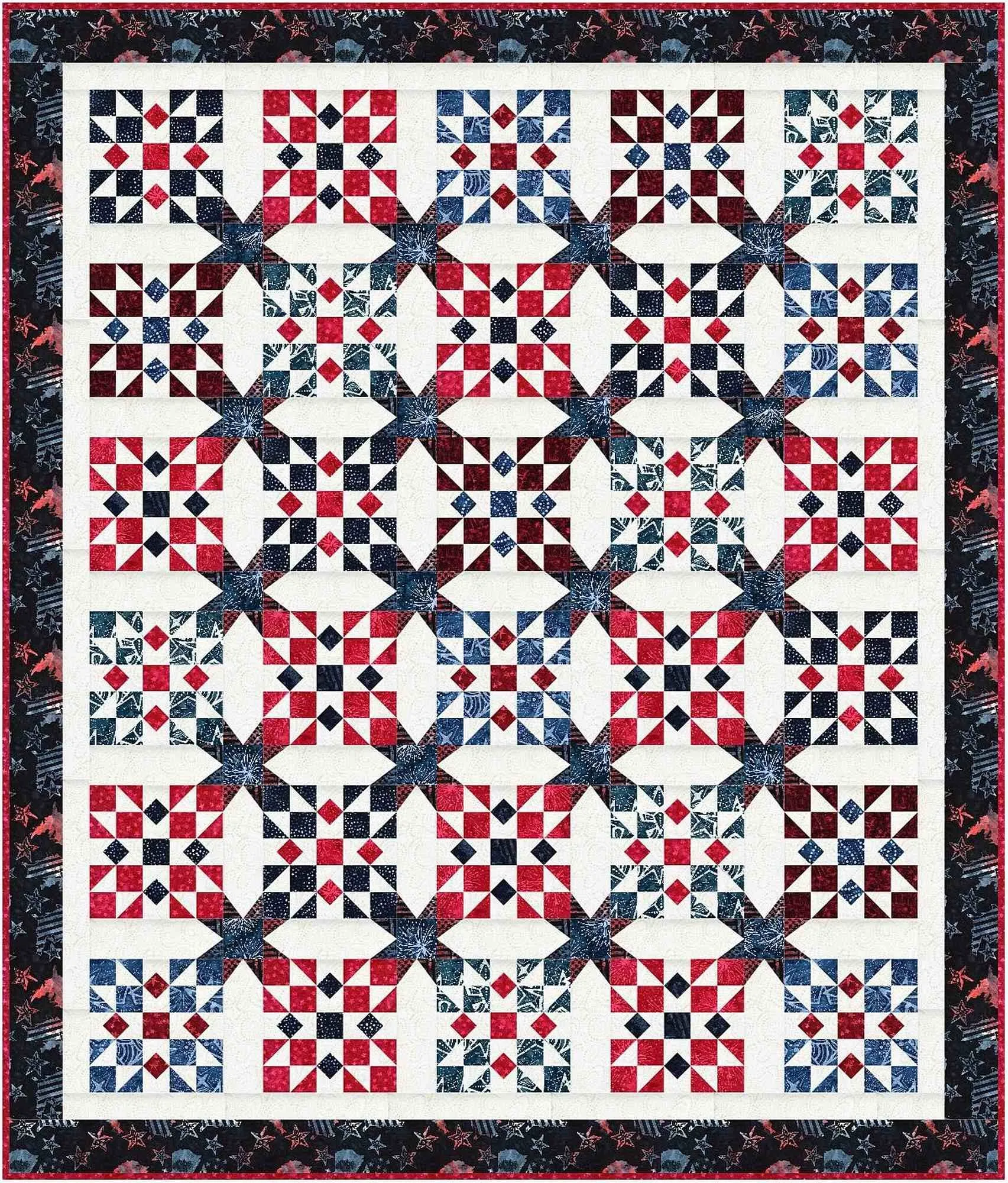 Bursting with Courage Batik Quilt Kit