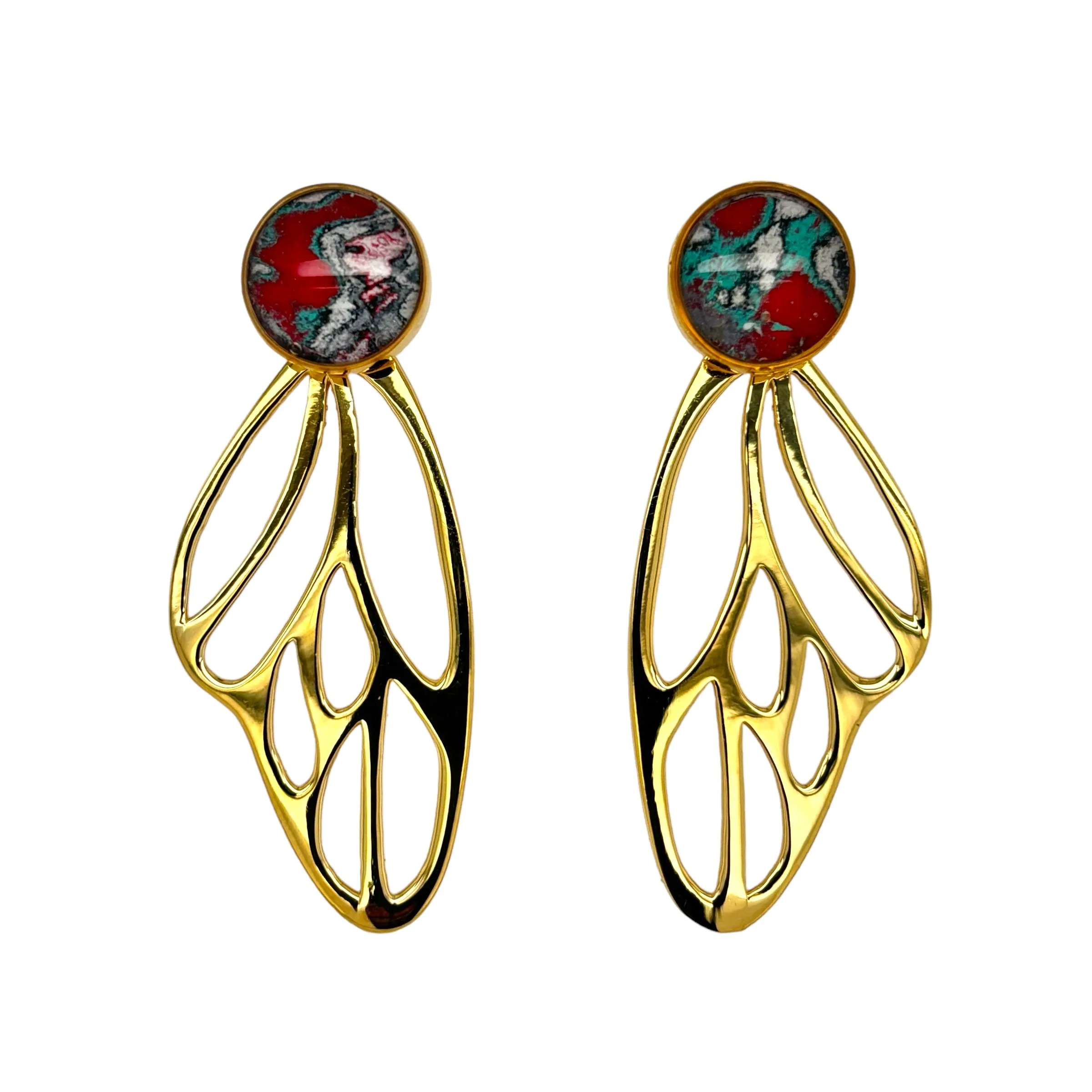Callie Butterfly Earrings | Gold