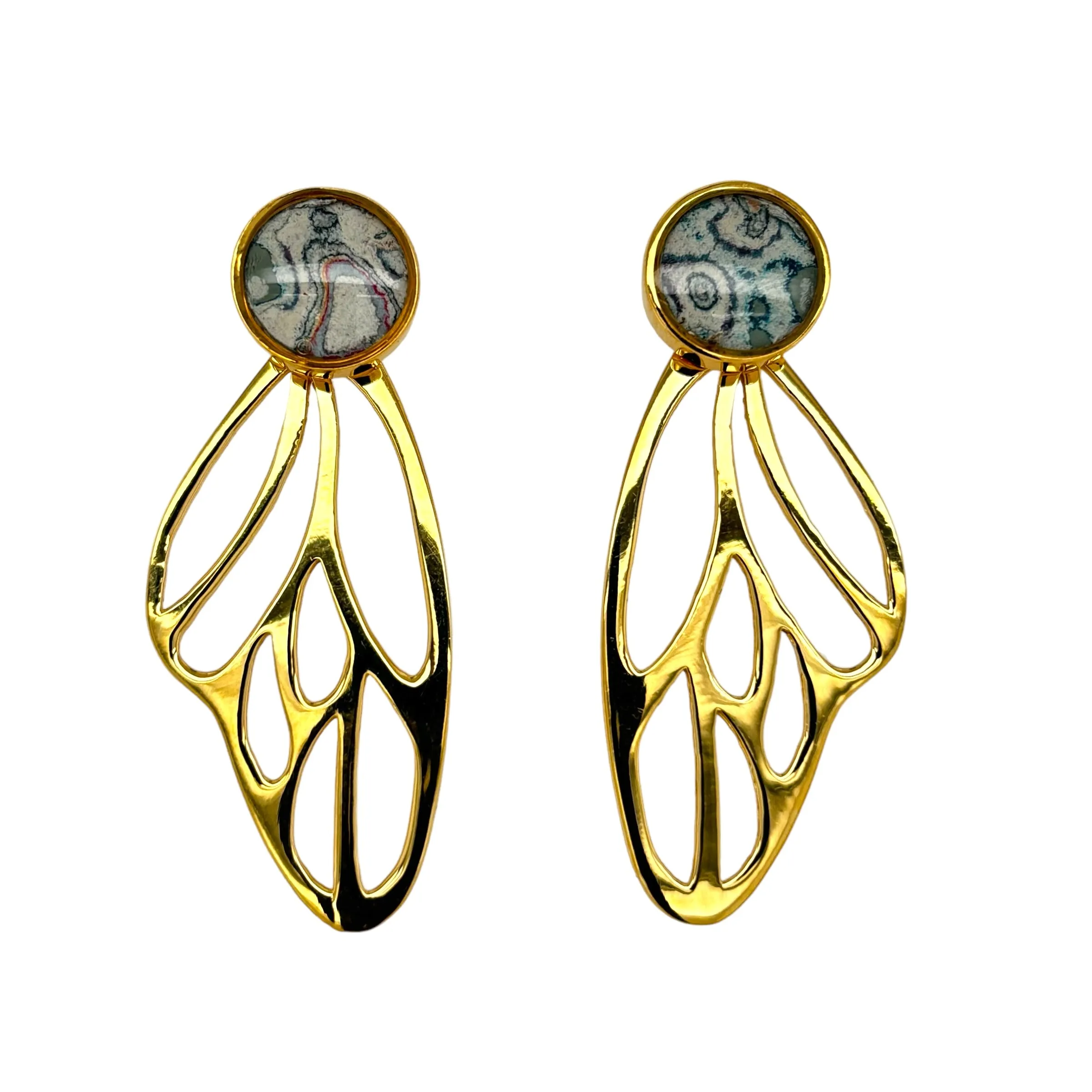 Callie Butterfly Earrings | Gold