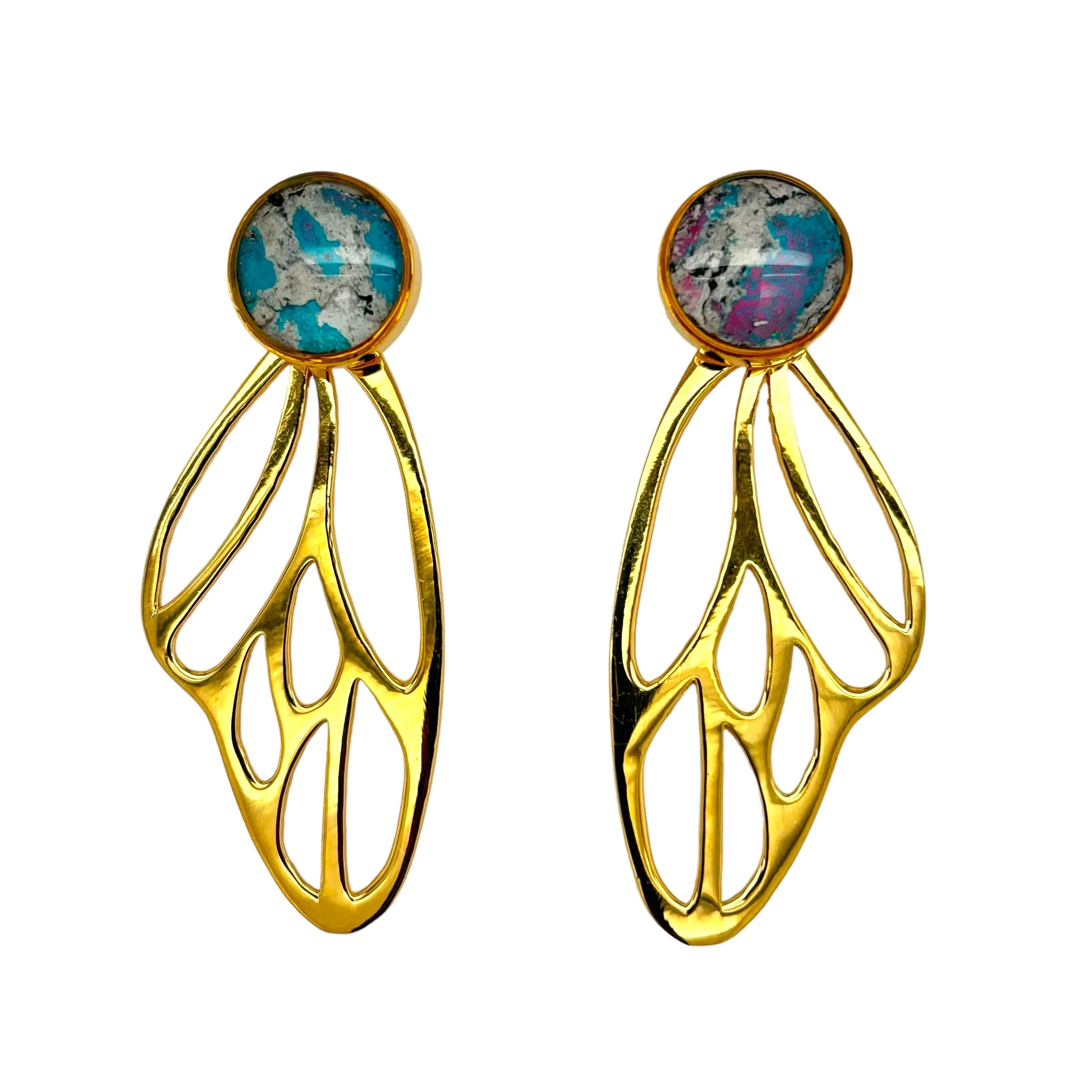 Callie Butterfly Earrings | Gold