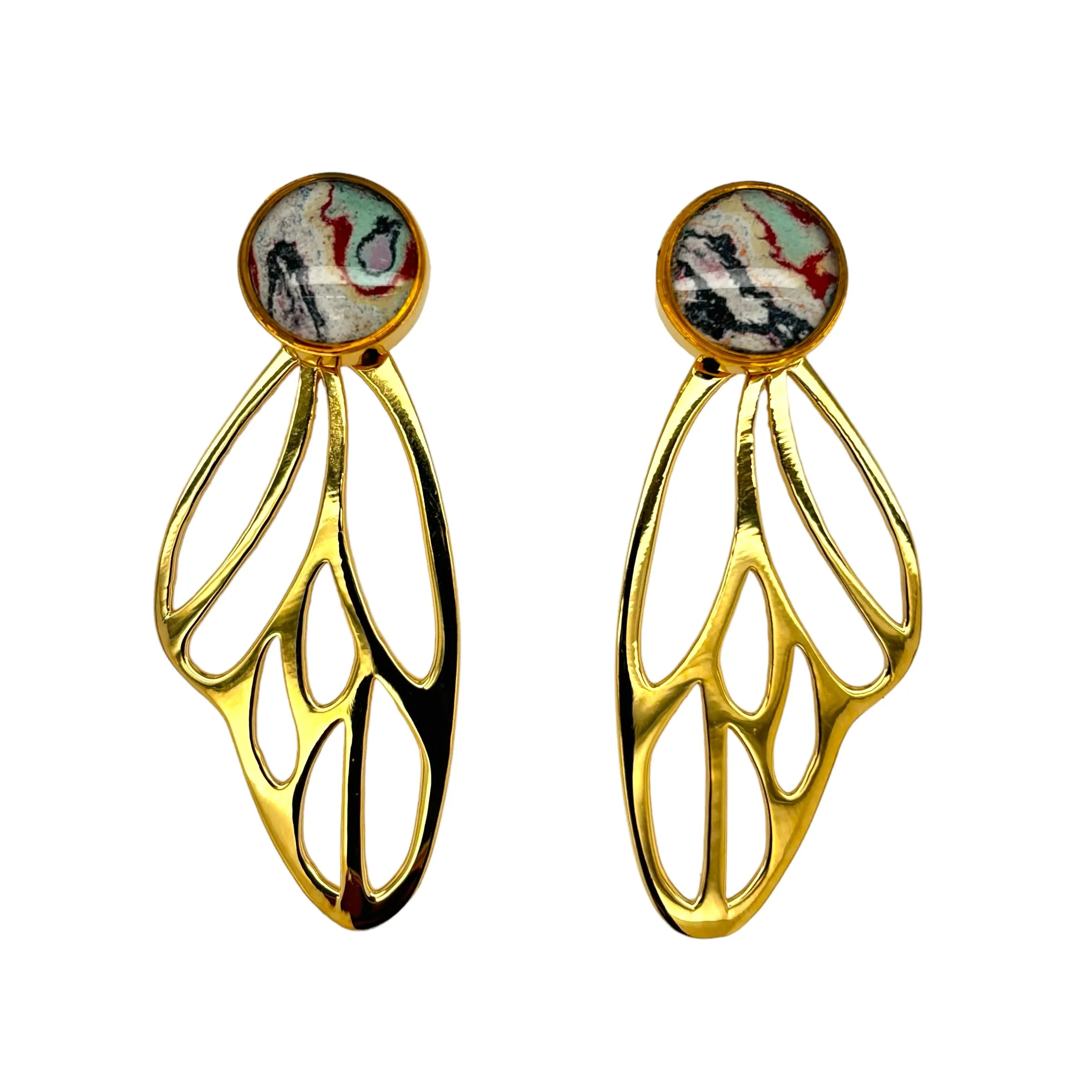 Callie Butterfly Earrings | Gold