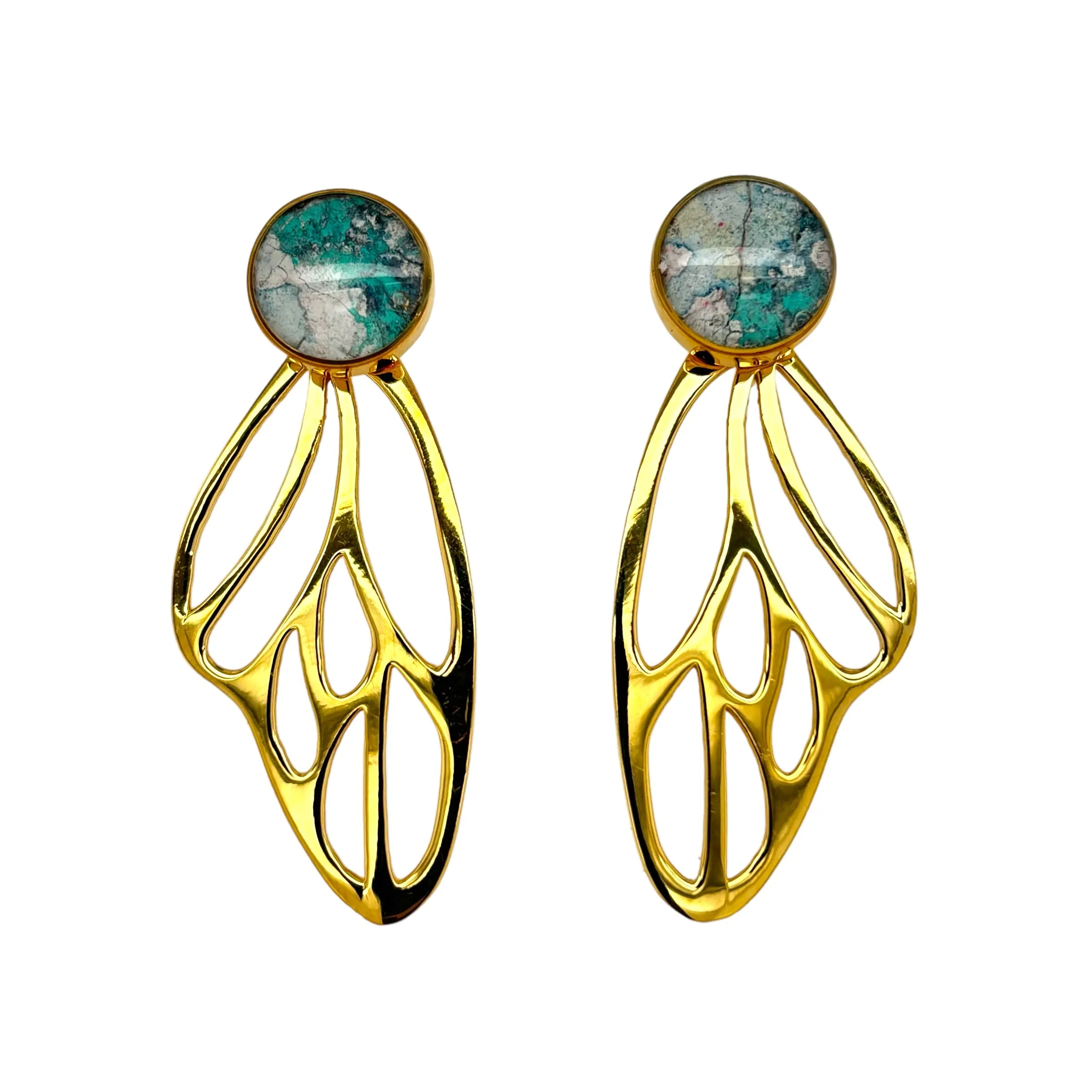 Callie Butterfly Earrings | Gold