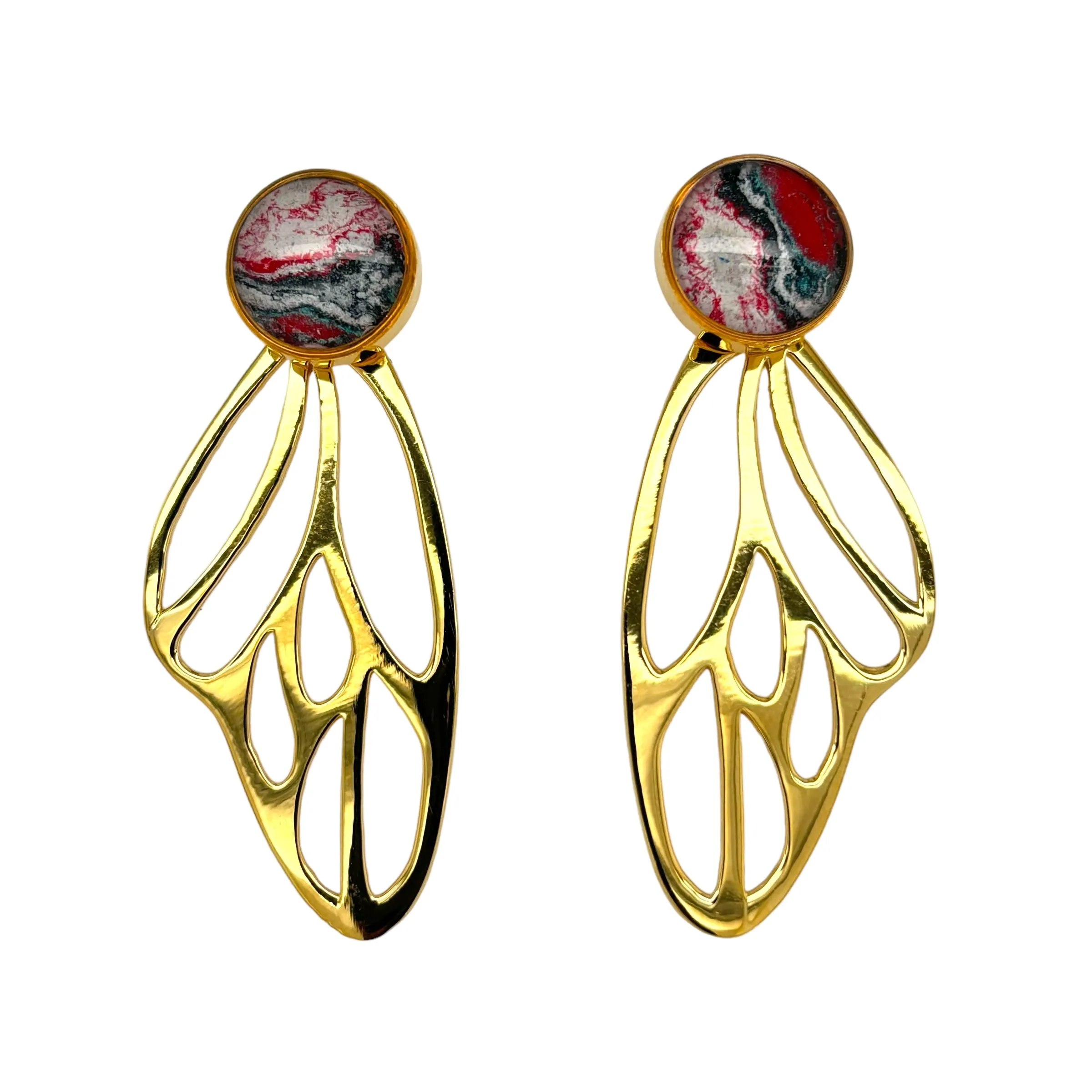 Callie Butterfly Earrings | Gold