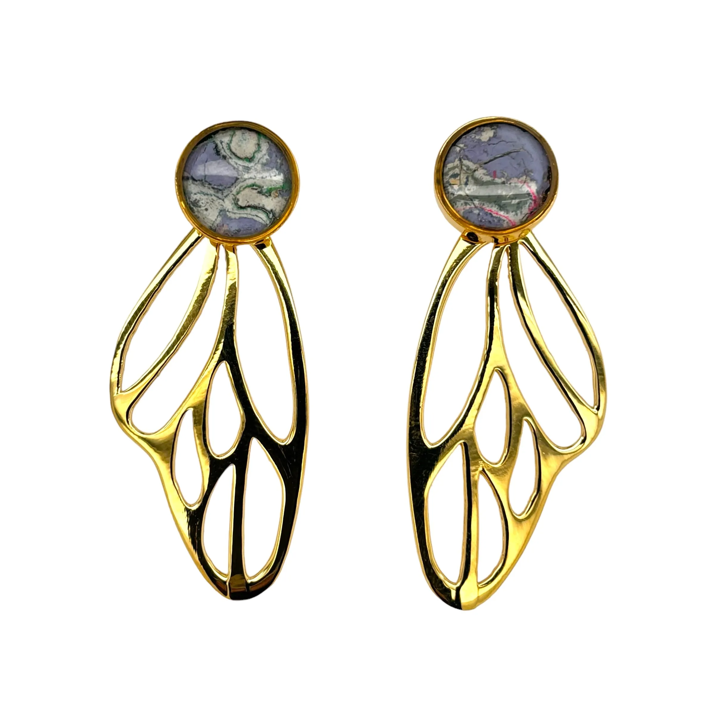 Callie Butterfly Earrings | Gold