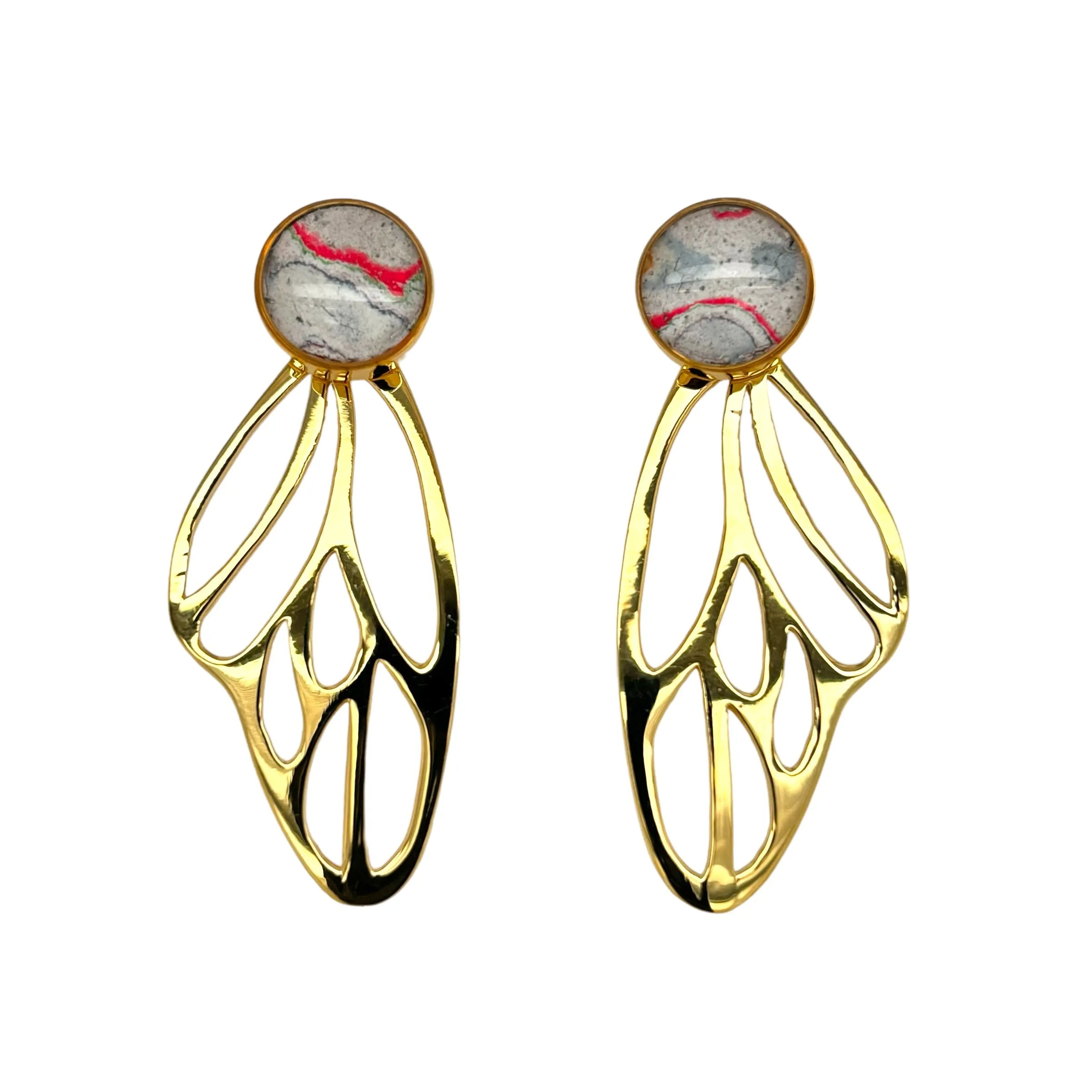 Callie Butterfly Earrings | Gold