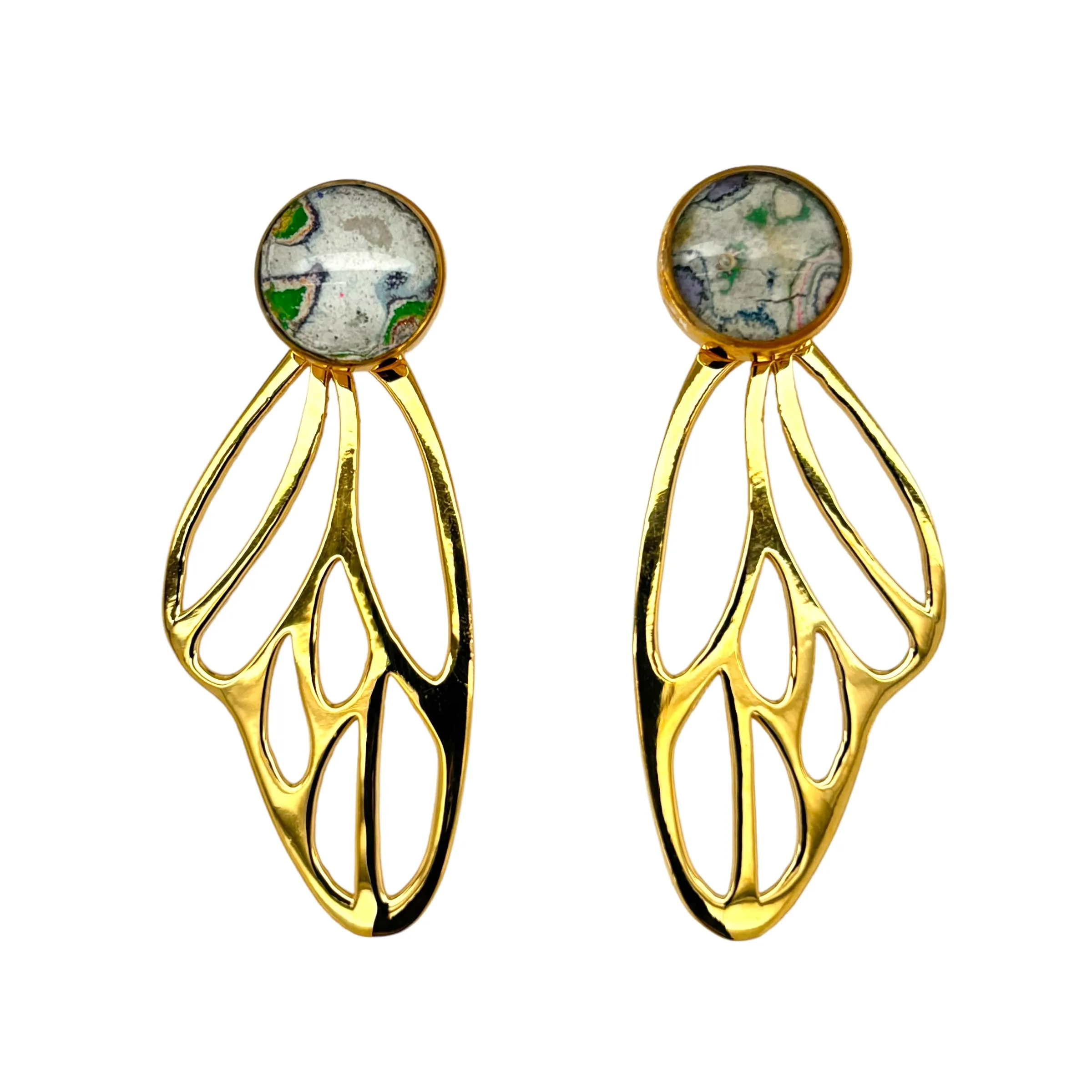 Callie Butterfly Earrings | Gold