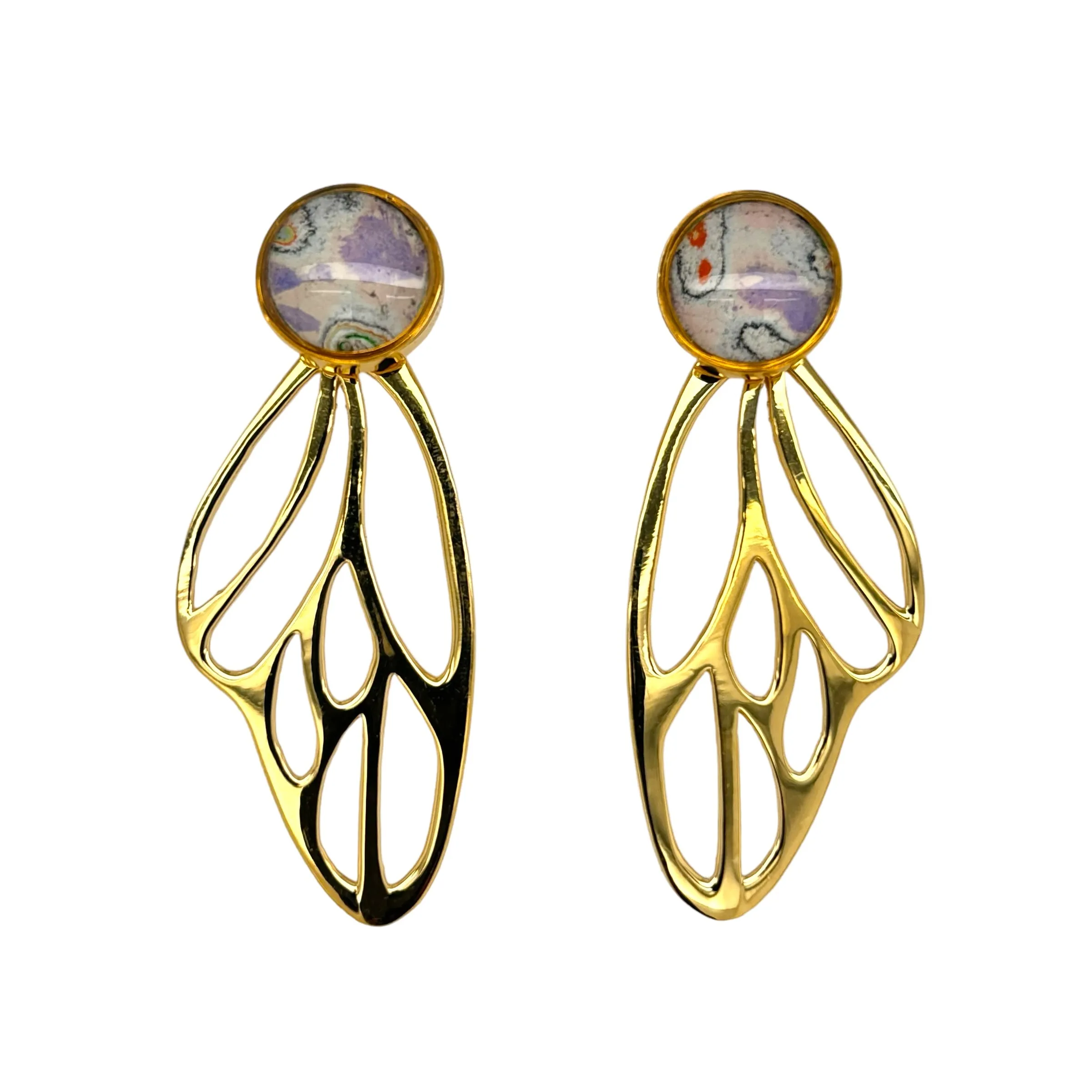 Callie Butterfly Earrings | Gold