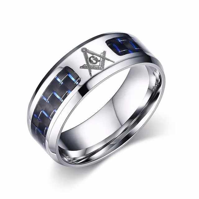 Carbon Fiber Ring For Man Engraved