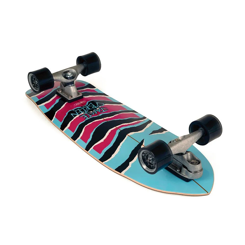 Carver JOB Blue Tiger Surfskate Cruiser Skateboard C7 - 10.25" x 31"