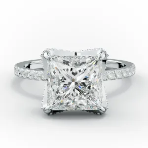 Charlotte Princess Cut Diamond Engagement Ring