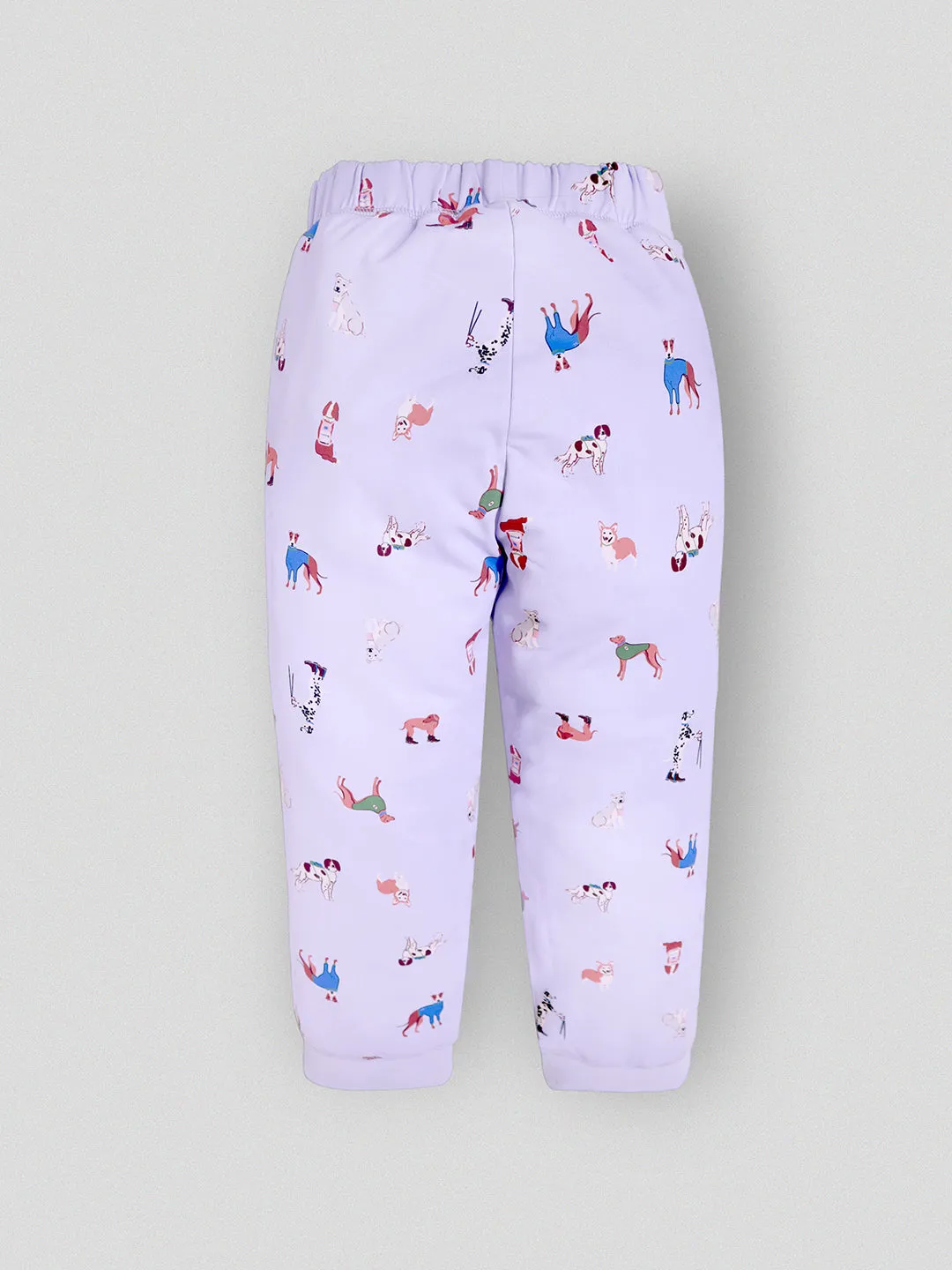 Cherry Crumble Sky Blue Printed 100% Polyester Full Sleeves Round Neck Casual Wear Easy Fit Patch Winter Nightsuit For Boys & Girls