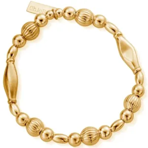 ChloBo Chunky Pumpkin Bracelet - Gold