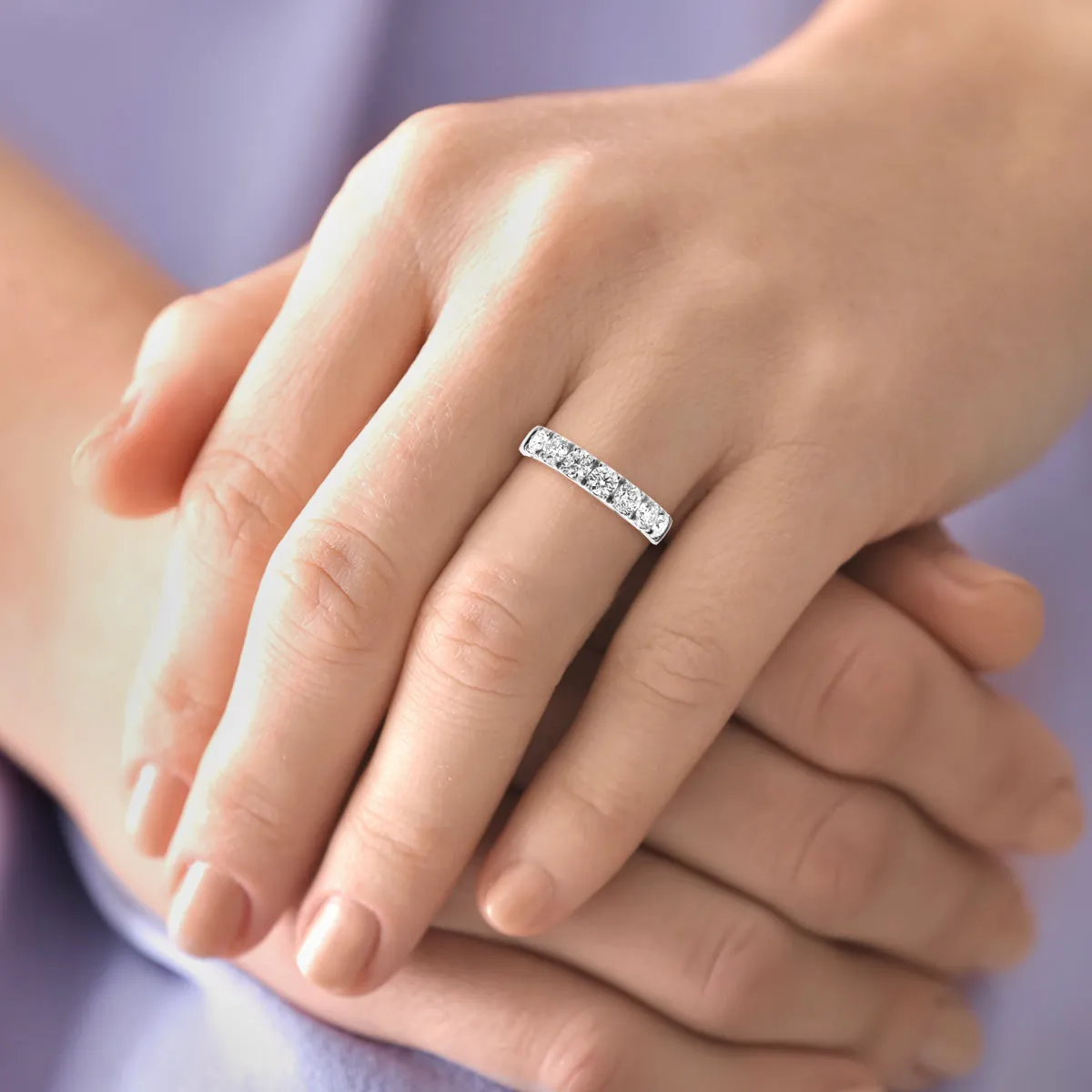 Classic 7-Stone Diamond Band