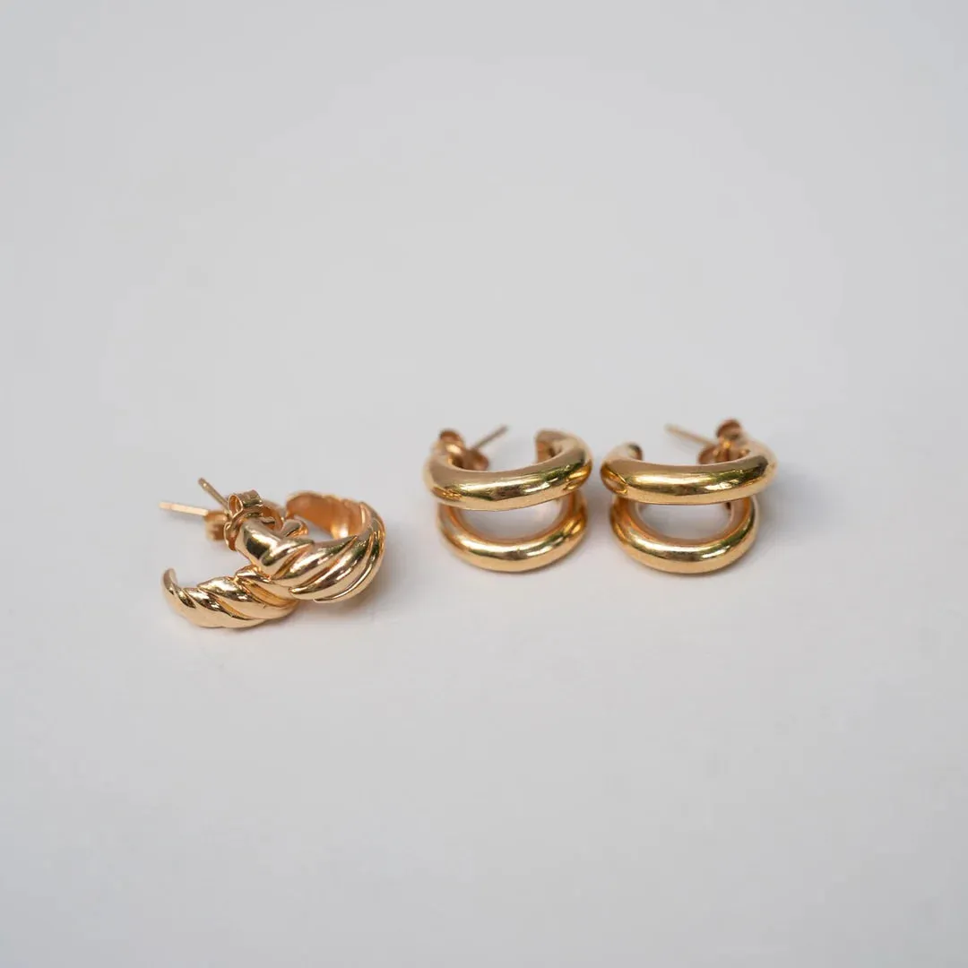 CORA HOOP / GOLD