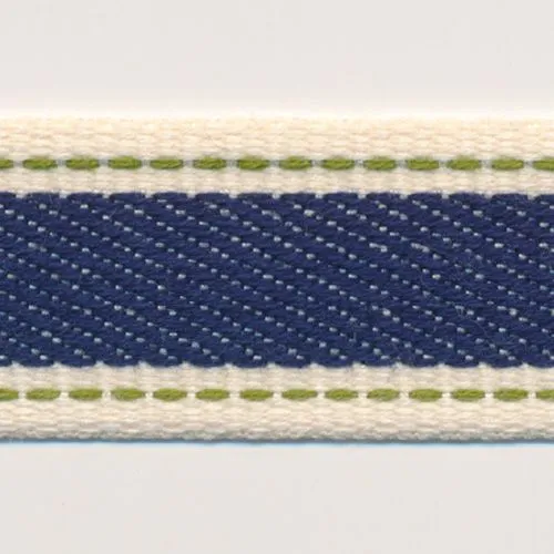 Cotton Denim Tape #5 Yellow Green