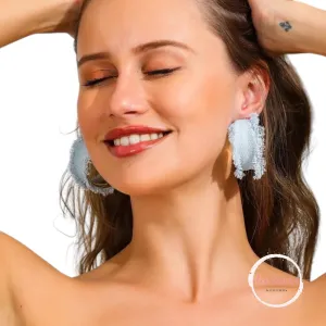 Denim Dream - Hoop Earrings