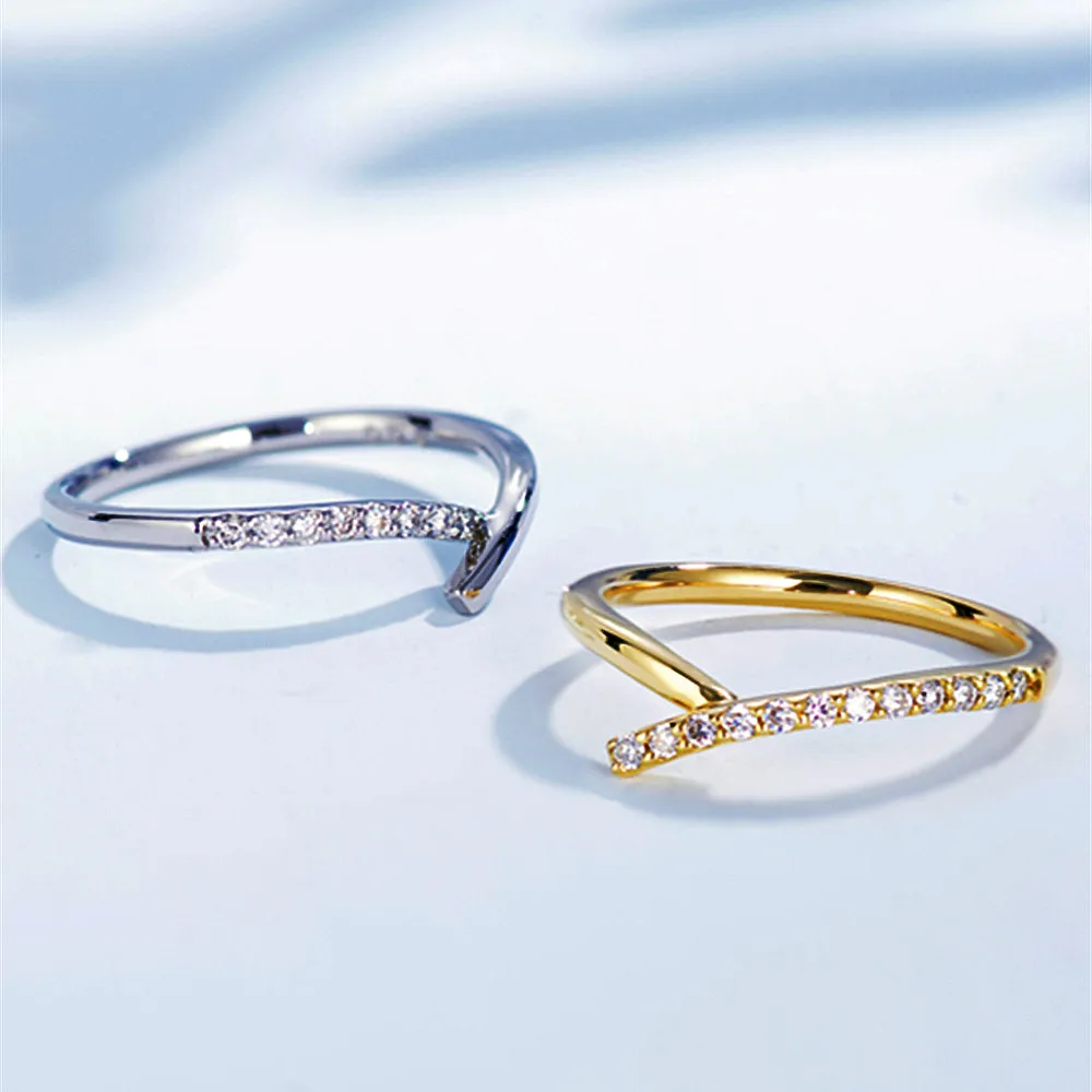 Diamond 2 Piece Matching Rings Set