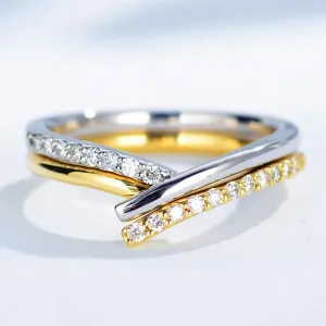Diamond 2 Piece Matching Rings Set