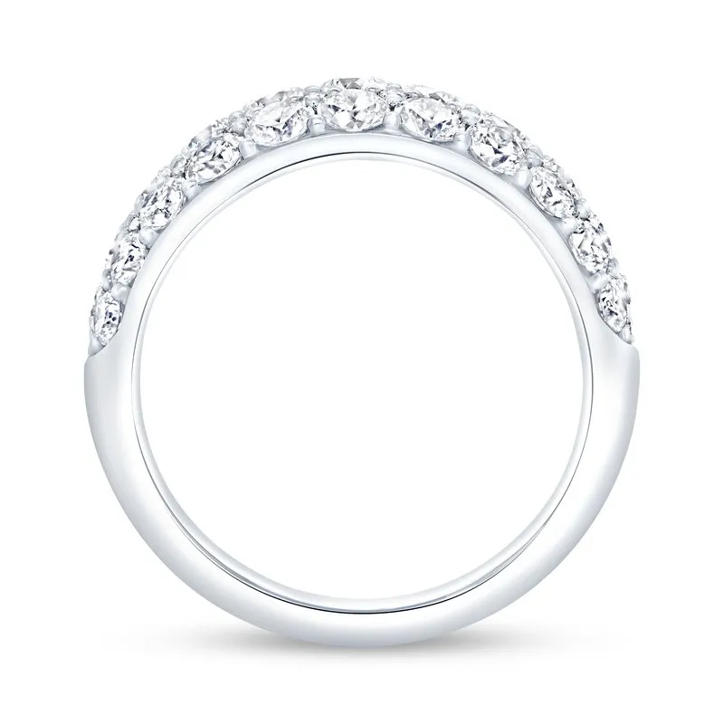 Diamond 3-Row Fashion Ring