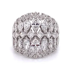 Diamond 3.02ct t.w. Right-hand Cocktail Ring