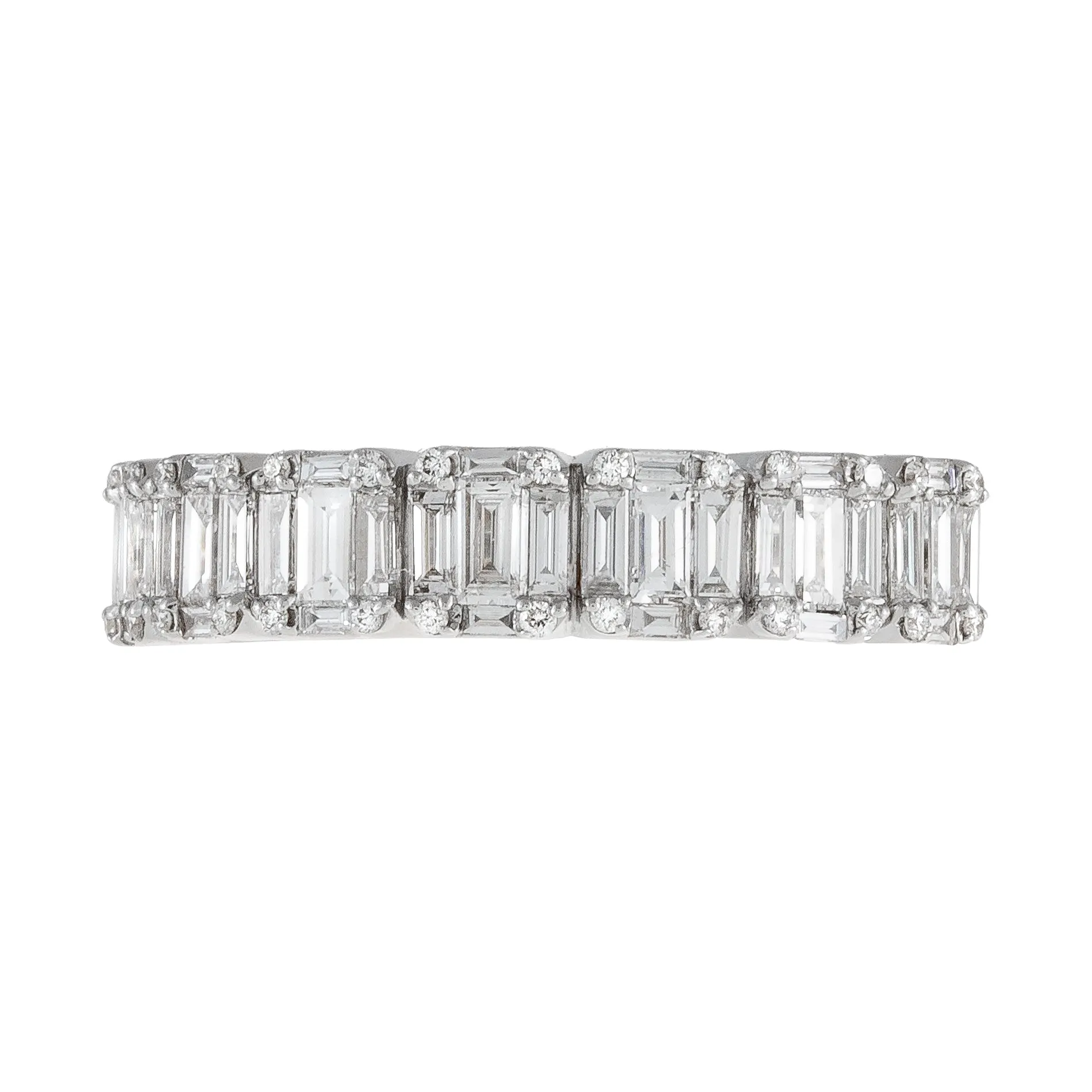 Diamond Baguette Ring 14K