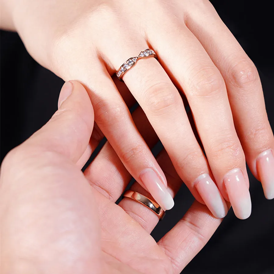 Diamond Couple Wedding Rings
