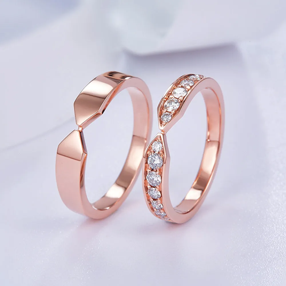 Diamond Couple Wedding Rings