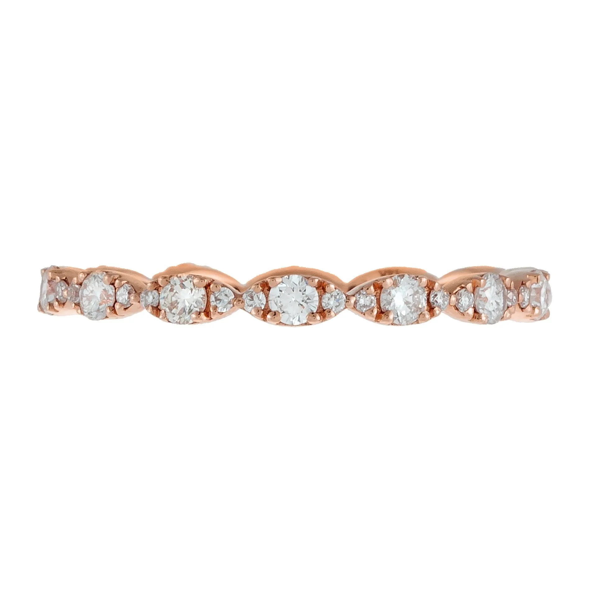 Diamond Evil Eye Band 14K