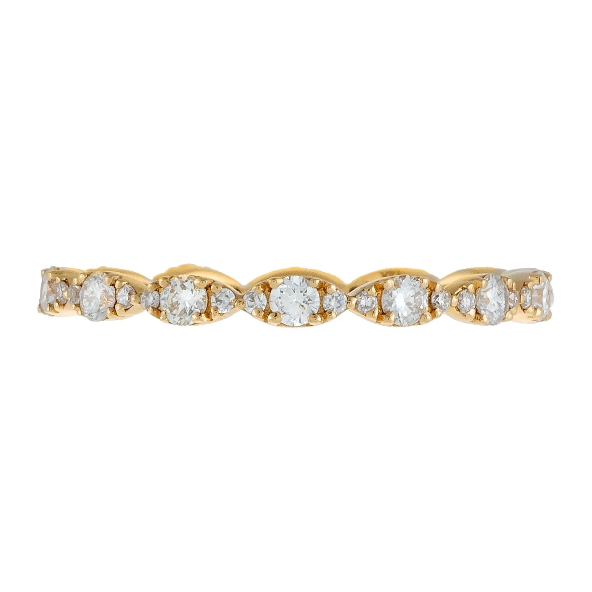 Diamond Evil Eye Band 14K