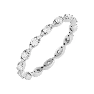Diamond Evil Eye Band 14K