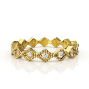 Diamond Rhombus Eternity Ring
