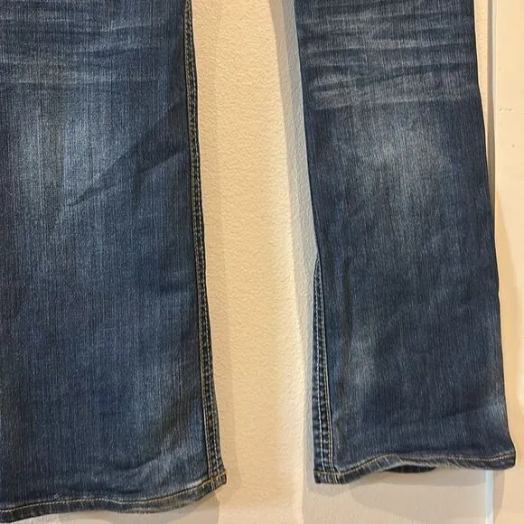 Don't Fence Me Boot Cut Western Jean Blue Denim Jeans 26 x 33