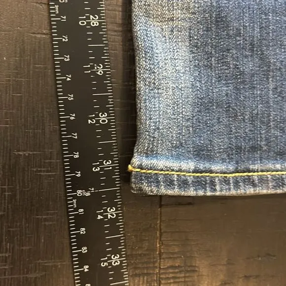 Don't Fence Me Boot Cut Western Jean Blue Denim Jeans 26 x 33