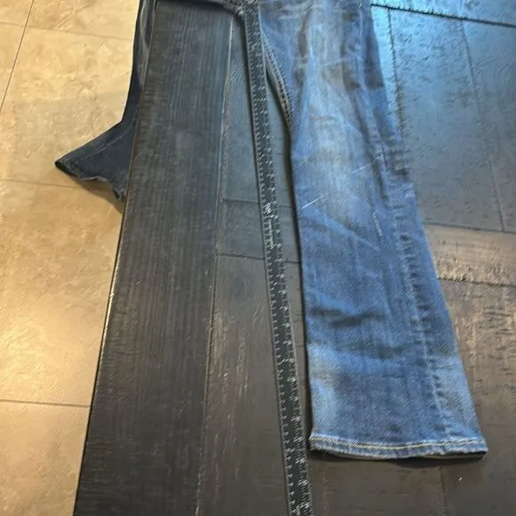 Don't Fence Me Boot Cut Western Jean Blue Denim Jeans 26 x 33