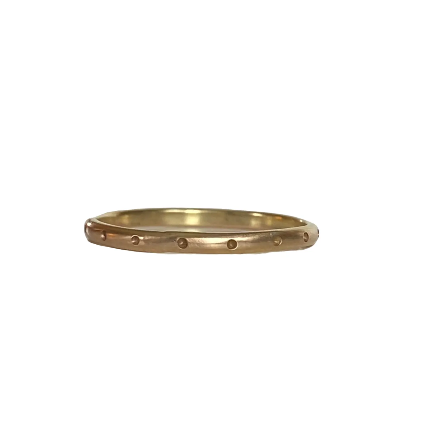 Dotted Half Round Ring