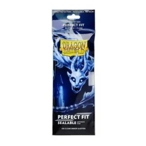 Dragon Shield Japanese Size Perfect Fit Sealable Inner Sleeves - Clear (100)