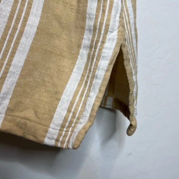 EILEEN FISHER Organic-Cotton Striped Kimono Jacket. Size L/XL
