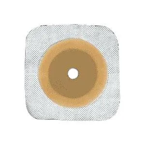 Esteem synergy® Stomahesive® Skin Barrier, 4-1/2" x 4-1/2" (11.5cm x 11.5cm) White, Pre-Cut Stoma Opening 1-3/4" (45mm) - Box of 10