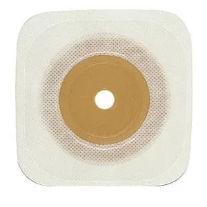 Esteem synergy® Stomahesive® Skin Barrier, 5" x 5" (12.5cm x 12.5cm) White, Cut-to-Fit Stoma Opening up to 2-3/8" (61mm) - Box of 10
