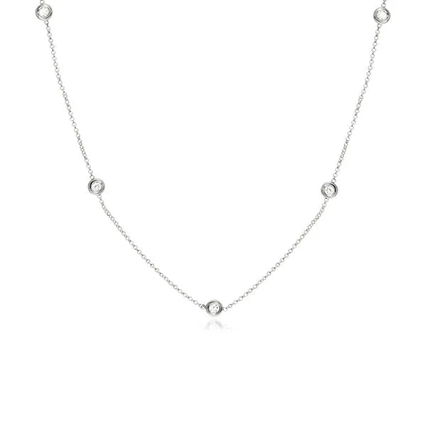 Five Diamond by the Yard Necklace