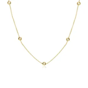 Five Diamond by the Yard Necklace