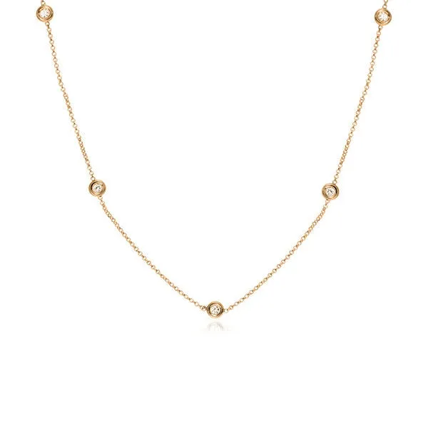 Five Diamond by the Yard Necklace