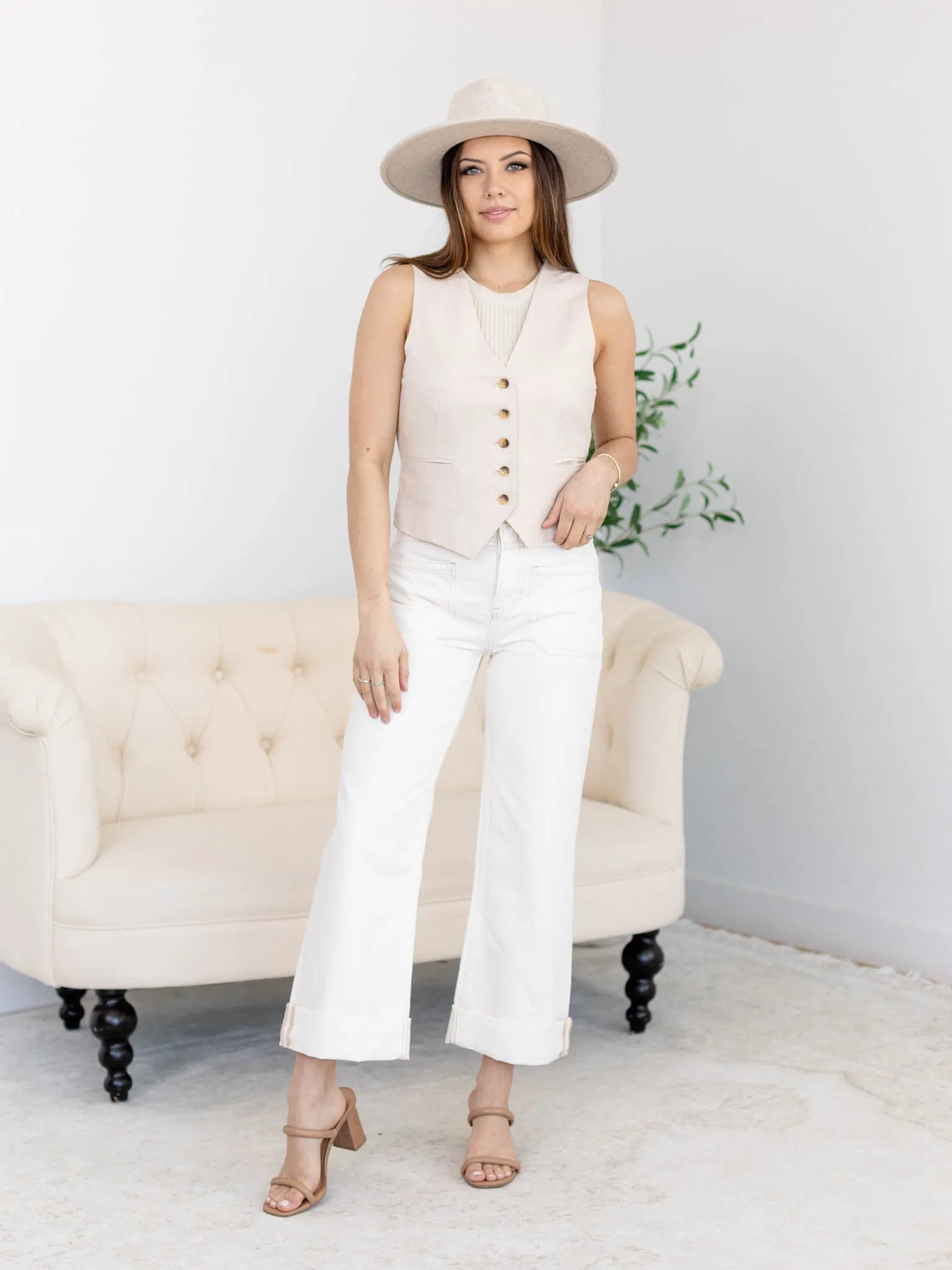 Free People Palmer Cuffed Jean