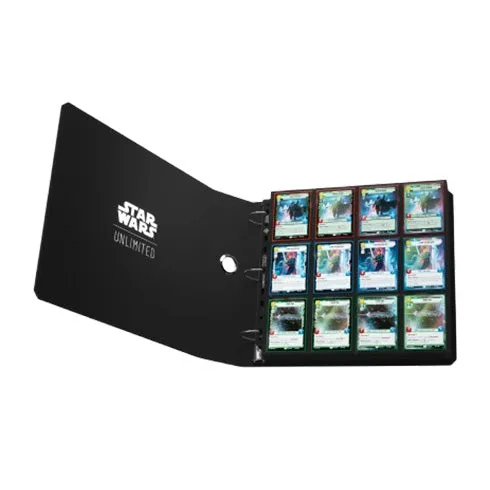 Gamegenic Star Wars Unlimited Premium Cardport 24-Pocket - Black